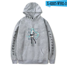 Load image into Gallery viewer, Anime Hatsune Miku Hoodies Women Men Casual Pullover Sweatshirt Sudadera Hombre Hatsune Miku Hoodie Streetwear Jacket Clothes
