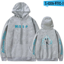 Load image into Gallery viewer, Anime Hatsune Miku Hoodies Women Men Casual Pullover Sweatshirt Sudadera Hombre Hatsune Miku Hoodie Streetwear Jacket Clothes
