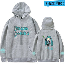 Load image into Gallery viewer, Anime Hatsune Miku Hoodies Women Men Casual Pullover Sweatshirt Sudadera Hombre Hatsune Miku Hoodie Streetwear Jacket Clothes
