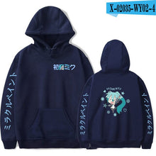 Load image into Gallery viewer, Anime Hatsune Miku Hoodies Women Men Casual Pullover Sweatshirt Sudadera Hombre Hatsune Miku Hoodie Streetwear Jacket Clothes
