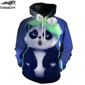 TUNSECHY New Fashion Hoodies Sweatshirts Men/Women 3D Sweatshirts Print Golden Lightning Lion Hooded Hoody Tracksuits Tops