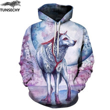 Load image into Gallery viewer, TUNSECHY New Fashion Hoodies Sweatshirts Men/Women 3D Sweatshirts Print Golden Lightning Lion Hooded Hoody Tracksuits Tops
