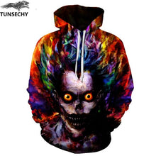 Load image into Gallery viewer, TUNSECHY New Fashion Hoodies Sweatshirts Men/Women 3D Sweatshirts Print Golden Lightning Lion Hooded Hoody Tracksuits Tops
