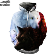 Load image into Gallery viewer, TUNSECHY New Fashion Hoodies Sweatshirts Men/Women 3D Sweatshirts Print Golden Lightning Lion Hooded Hoody Tracksuits Tops
